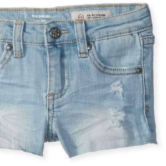 NWT $45 AG THE SHELBY FRAY SHORT 12 M GIRLS - Picture 5 of 8